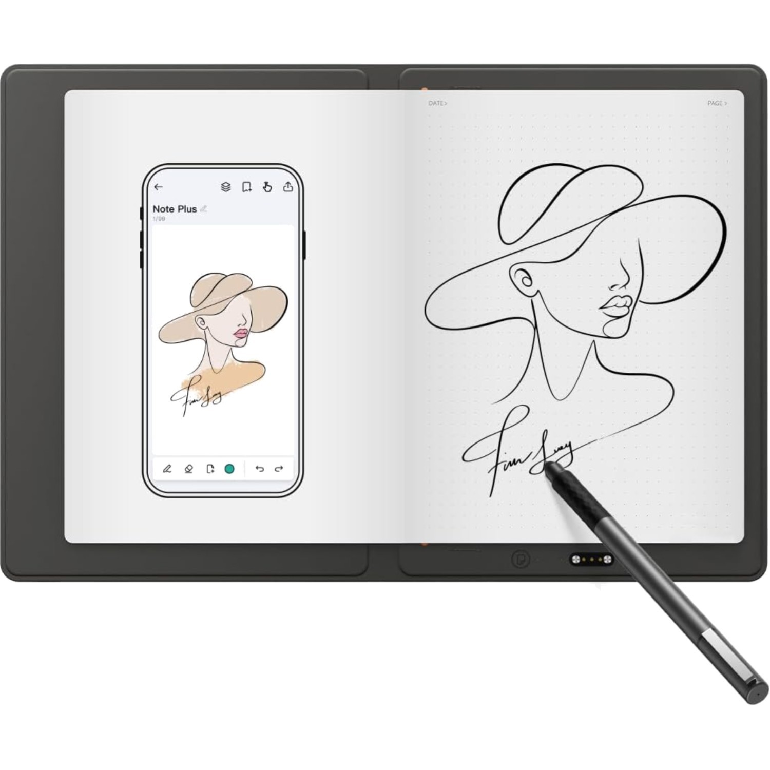 Effortless Sketching & Note-Taking with XPPen Note Plus - 8192 Levels Pressure