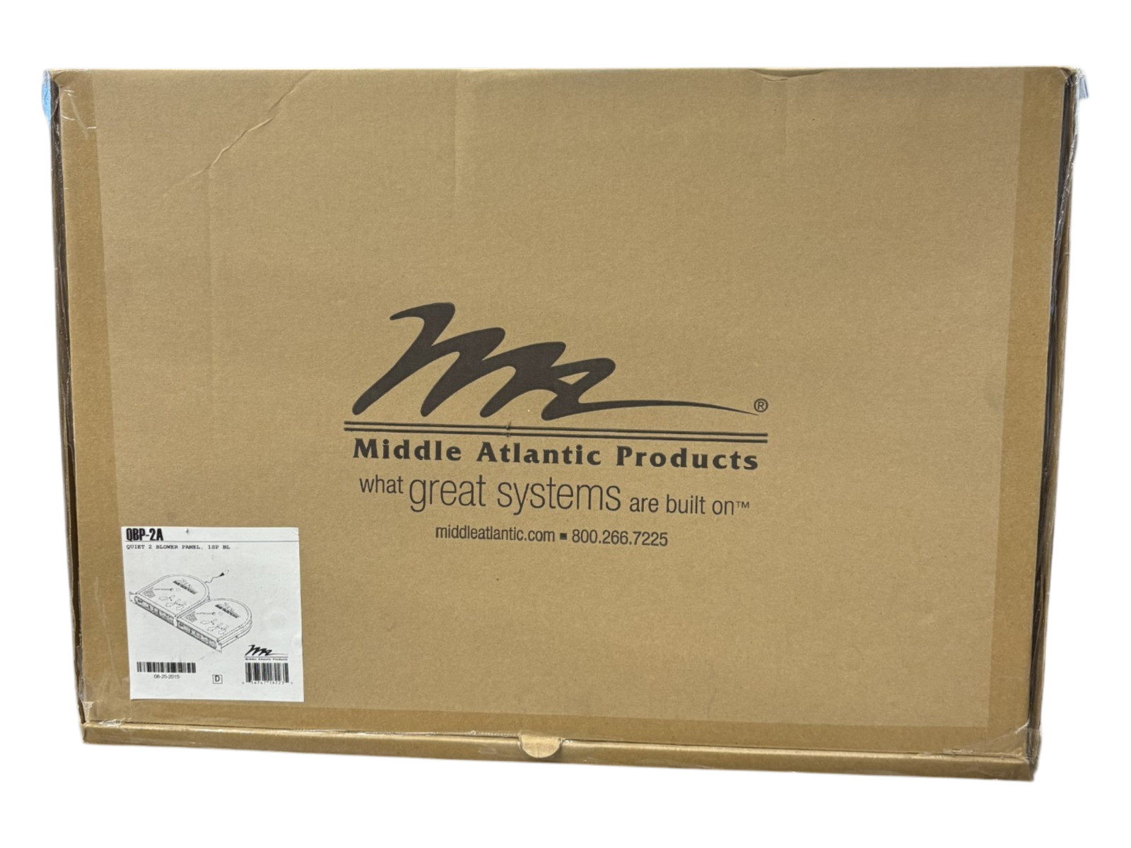 Middle Atlantic QBP-2A Blower Panel Dual Fan cooling