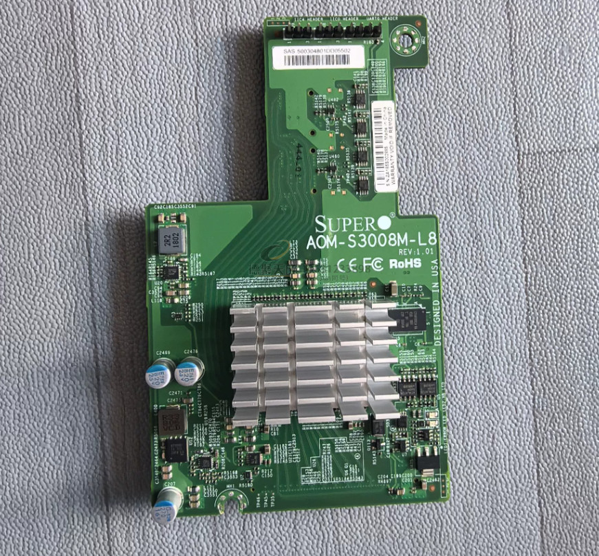 AOM-S3008M-L8 Supermicro LSI3008 12G SAS HBA IT Mode Mezzanine Storage Card
