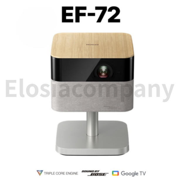 EPSON EF-72 4K PRO-UHD Portable Projector 1000 Lumen Google TV Bose Audio
