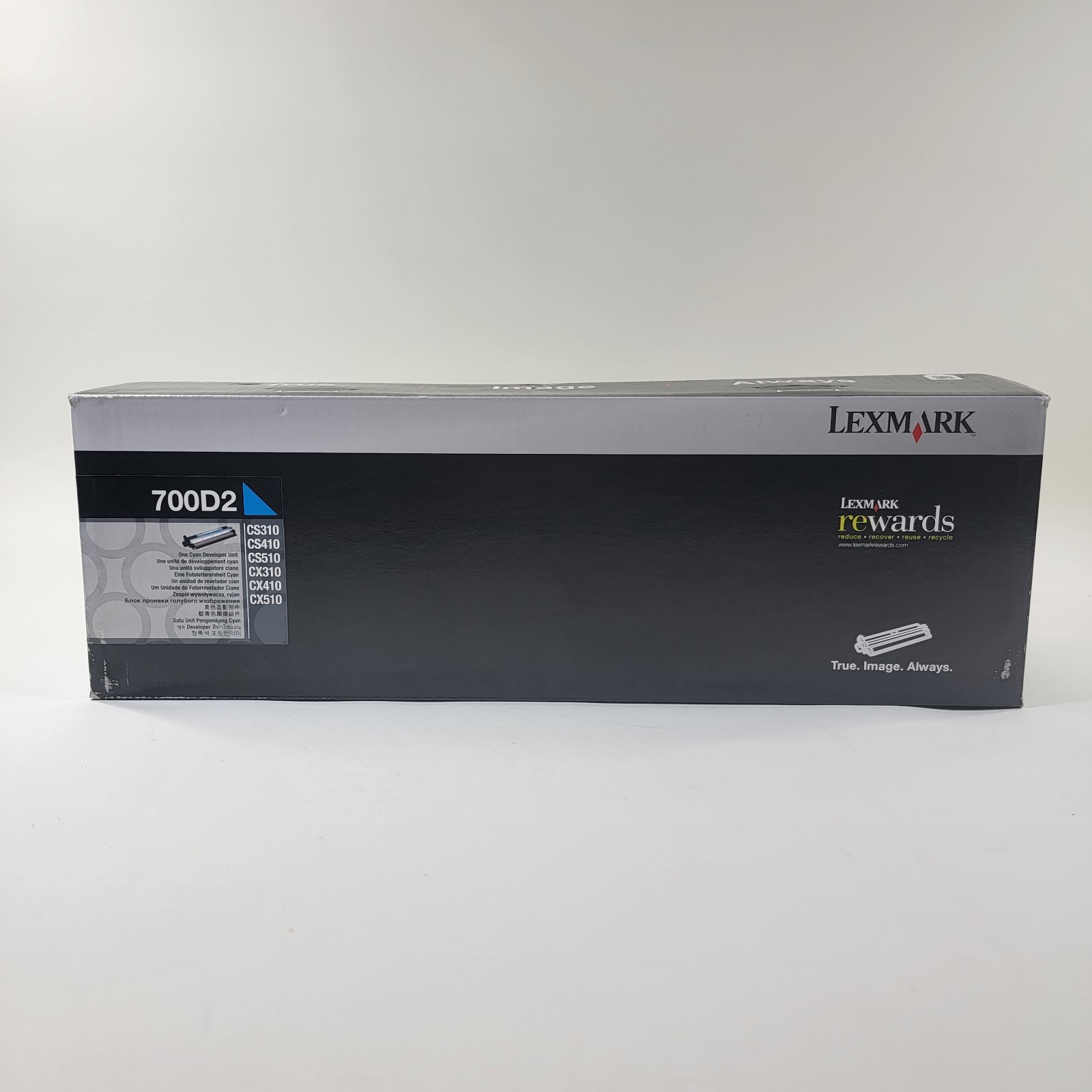 New Lexmark 700D2 Cyan Toner Cartridge Developer Unit Genuine OEM Open Box