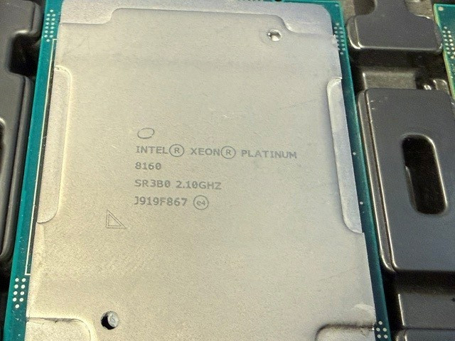 INTEL XEON PLATINUM 8160 PROCESSOR | 2.10GHZ | SR3B0