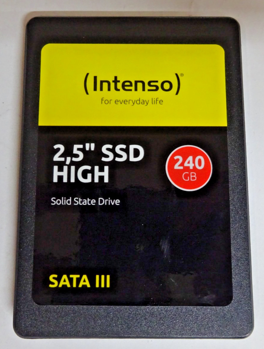 INTENSO 240GB SSD HIGH SATA III HARD DRIVE 2.5" inch #NFP2438