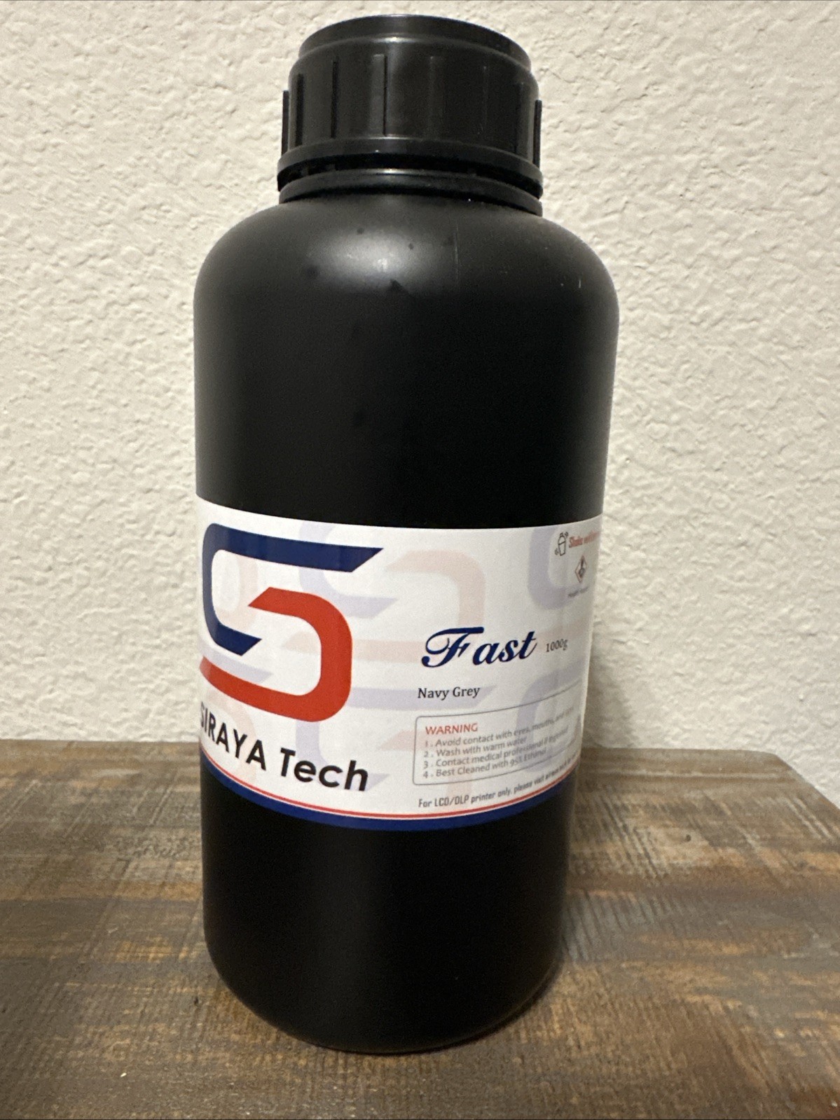 Siraya Tech Fast 3D Printer  1kg UV-Curing Navy Grey sealed