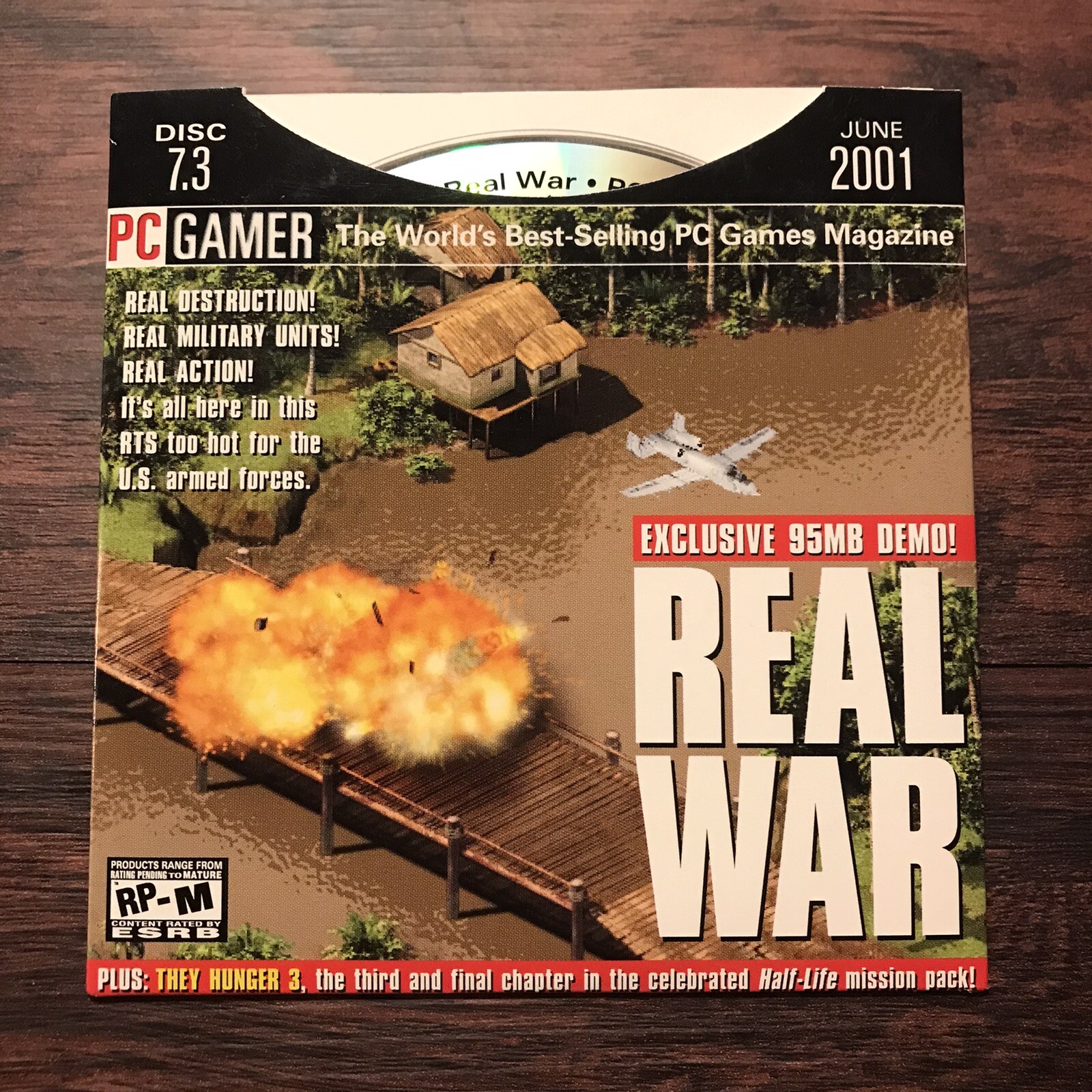 PC Gamer Demo Disc 7.3 June 2001 PC CD Real War
