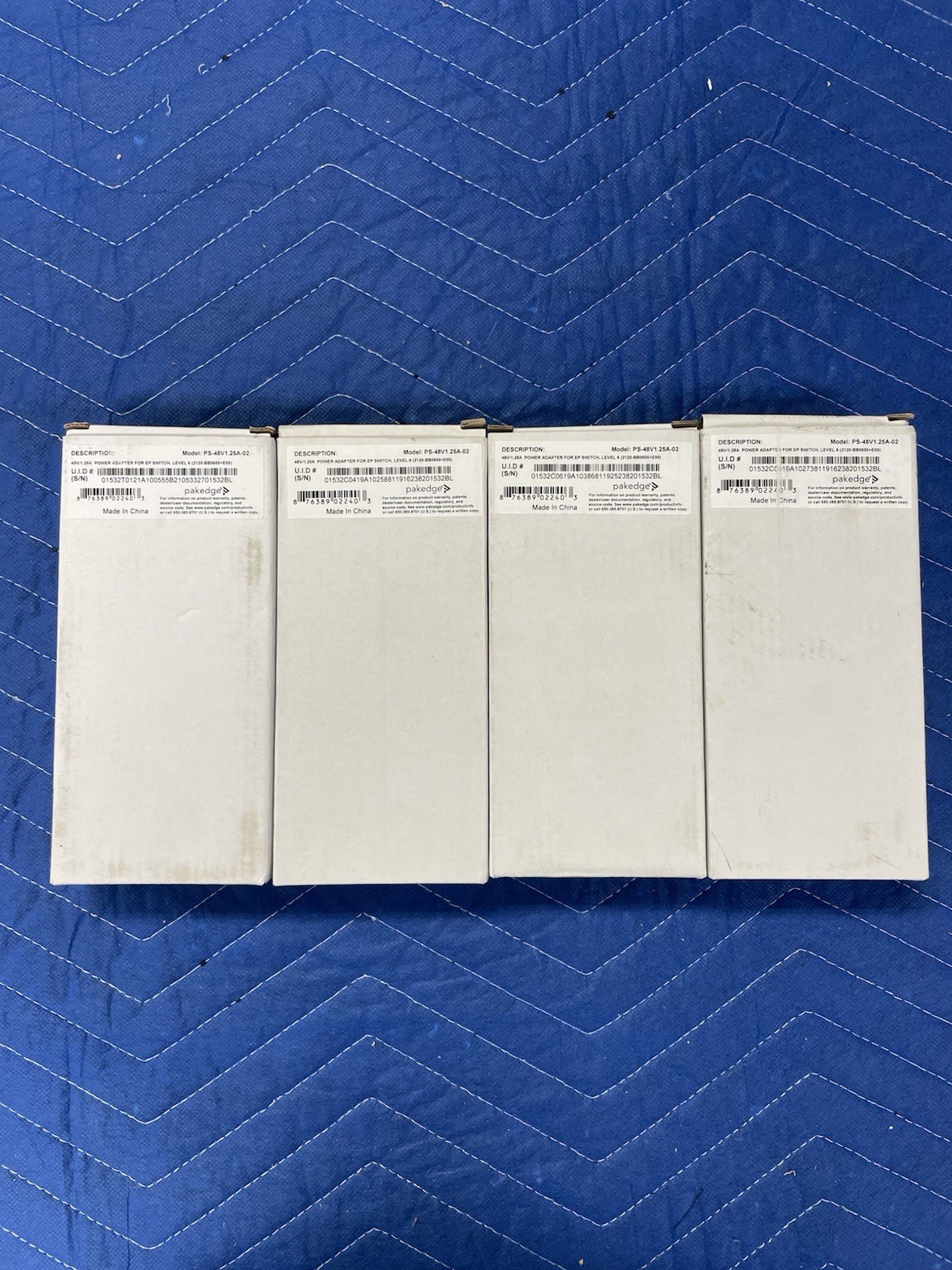 4 Power Adapters For EP Switch, Level 6 (PS-48V1.25A-02)