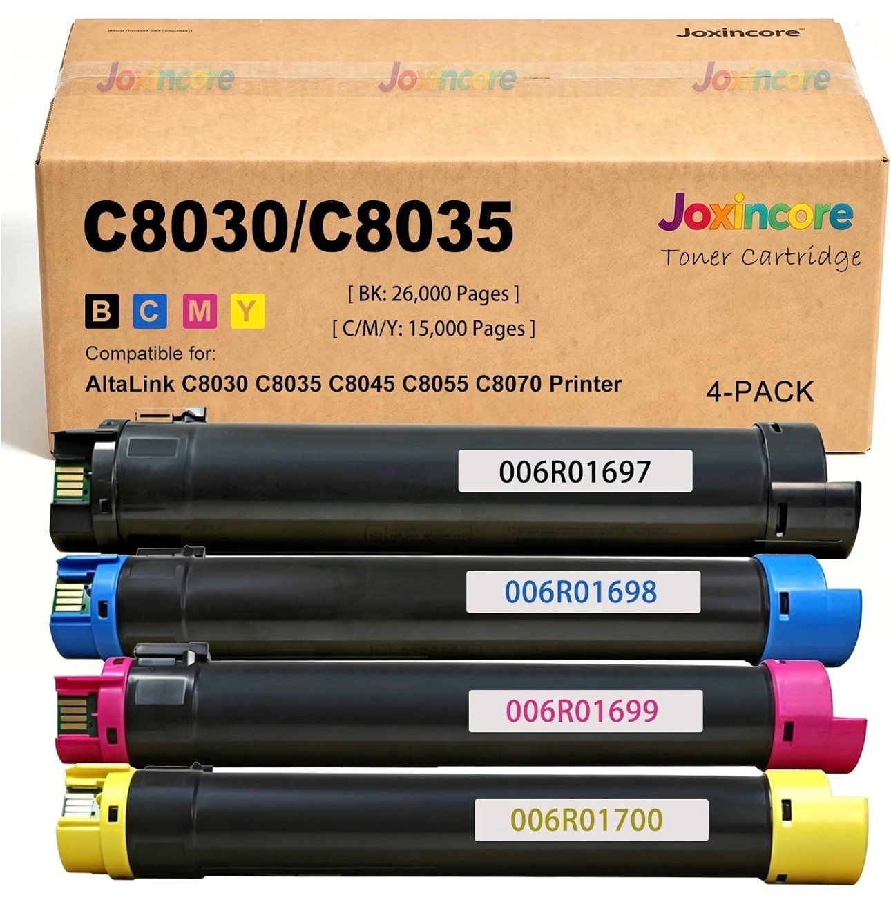 C8030 Toner Cartridges for Xerox AltaLink C8030 C8035 C8045 C8055 C8070 Printer