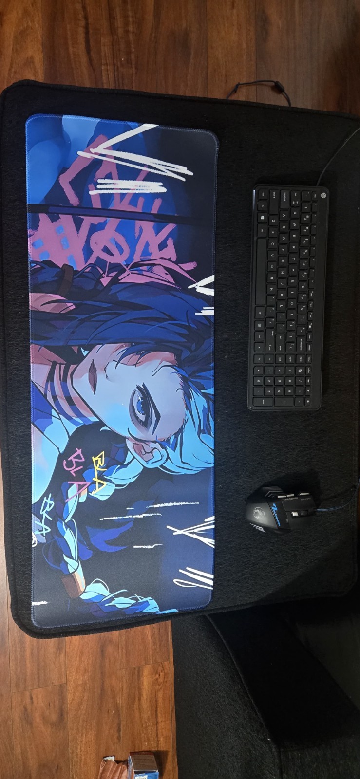 Jinx Arcane XXL Gaming Mouse Pad - League of Legends 80x30cm  Stitched Edges #2