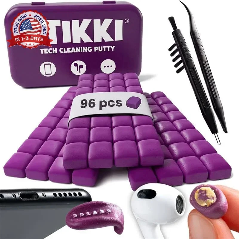 STIKKI Cleaning Putty for Electronics - Earbud & Phone Cleaning Kit with Precisi