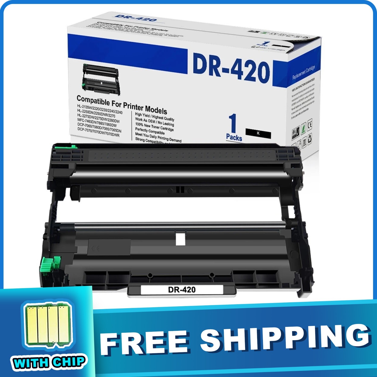 DR420 Drum Unit For Brother DR420 HL-2220 MFC-7365DN 7460DN 7860DW