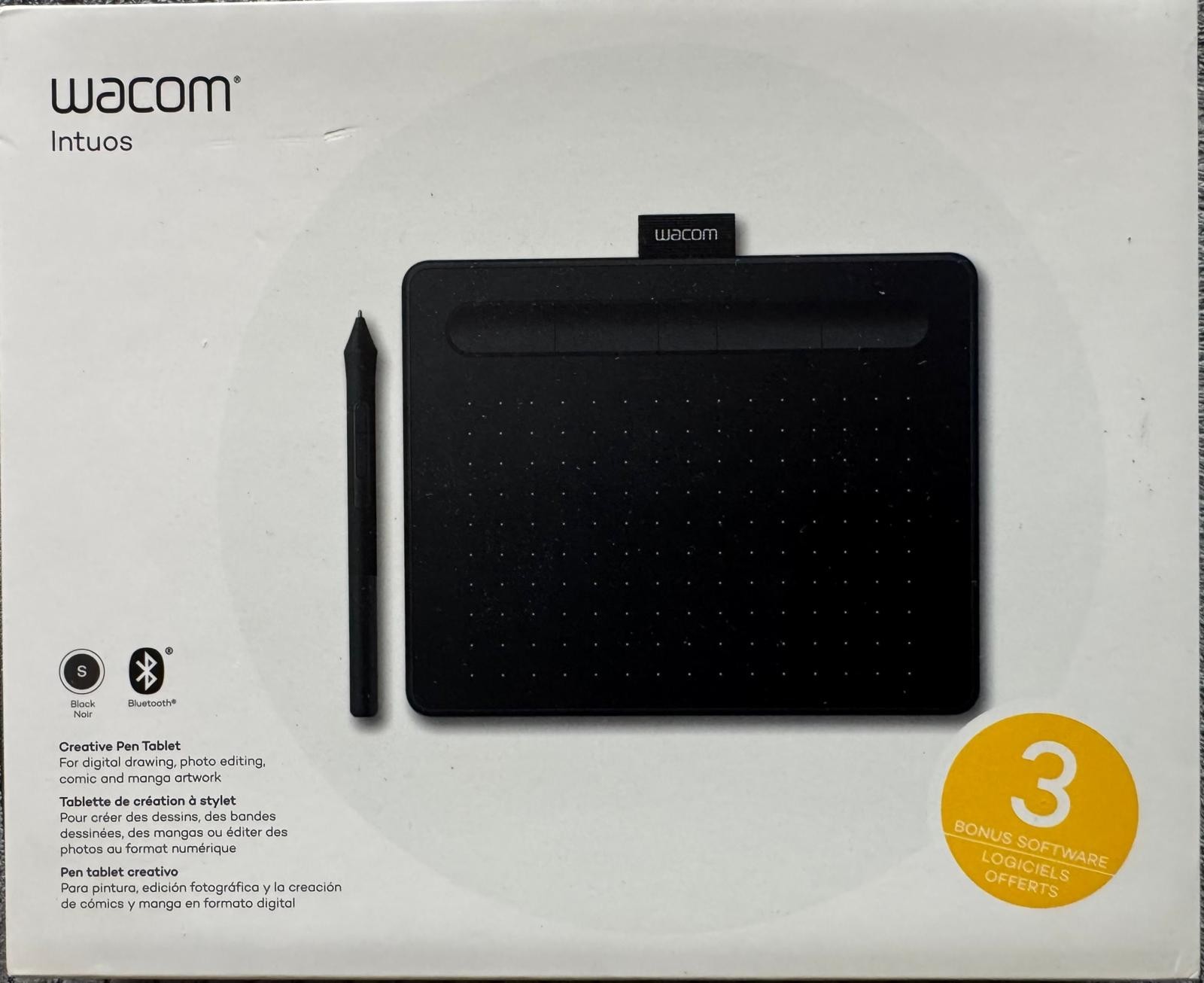 Wacom Intuos Small CTL4100 Graphics Drawing Tablet Black