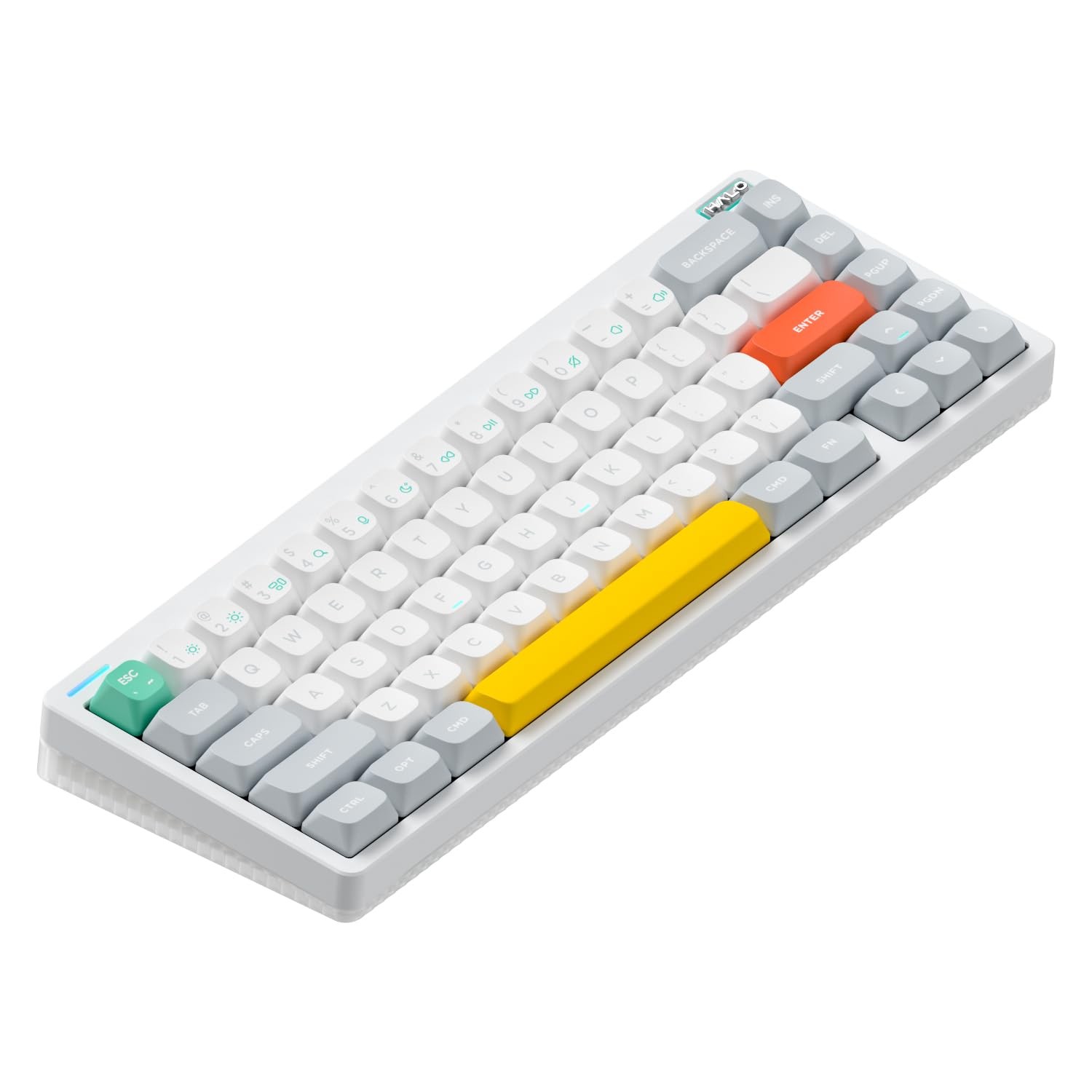 nuphy Halo65 V2 Wireless Mechanical Keyboard with PBT Keycaps, 65% Hot Swappa...