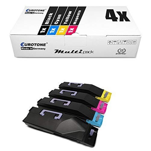 Eurotone 4x Laser Toner Cartridge Compatible with Kyocera TK880 Multi-Color