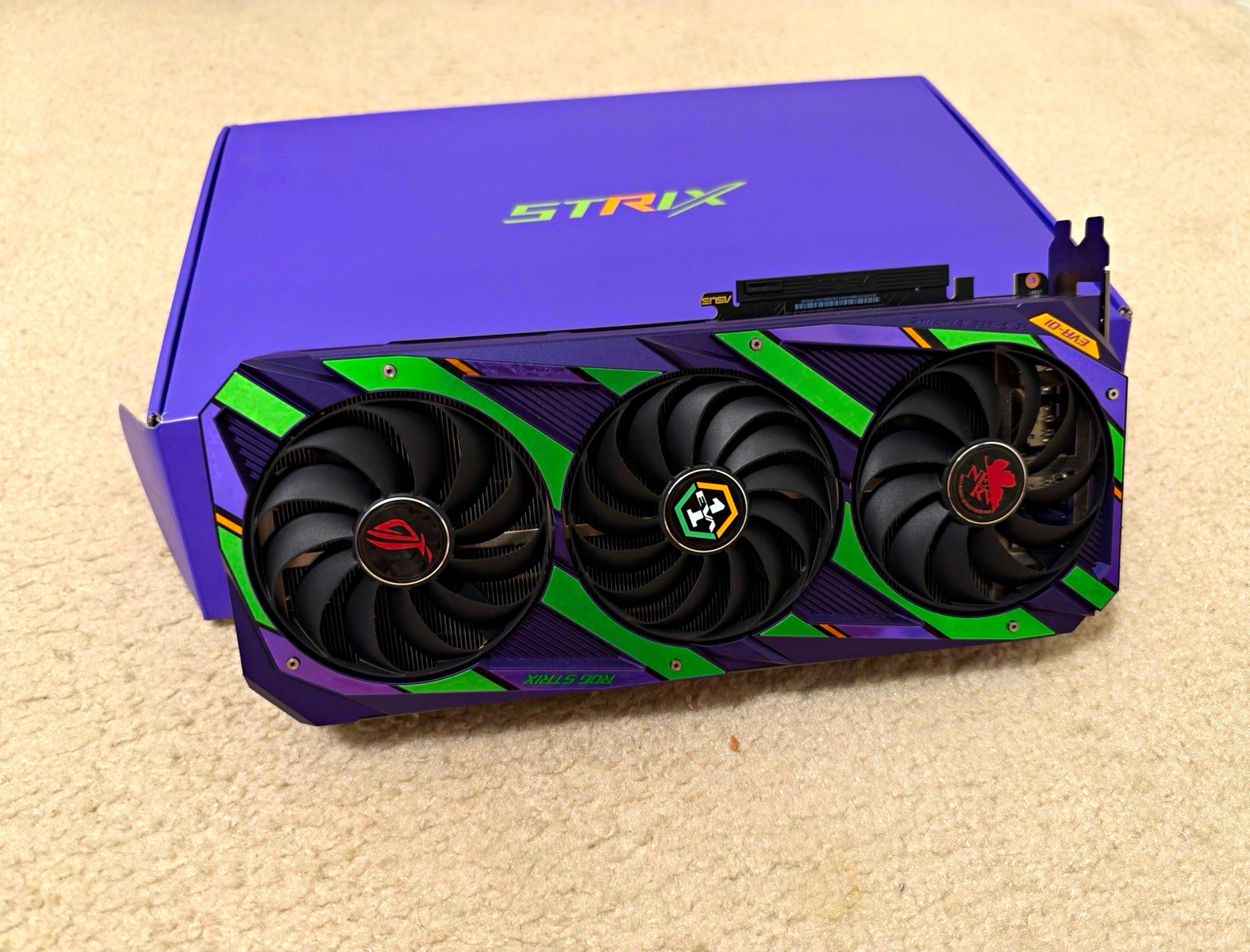 ASUS ROG STRIX NVIDIA GeForce RTX EVA Edition Triple-Fan DP HDMI PCIe x16