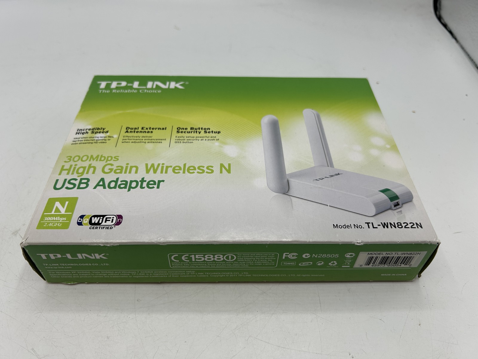 TP-Link TL-WN822N 300Mbps High Gain Wireless USB Adapter FREE S/H