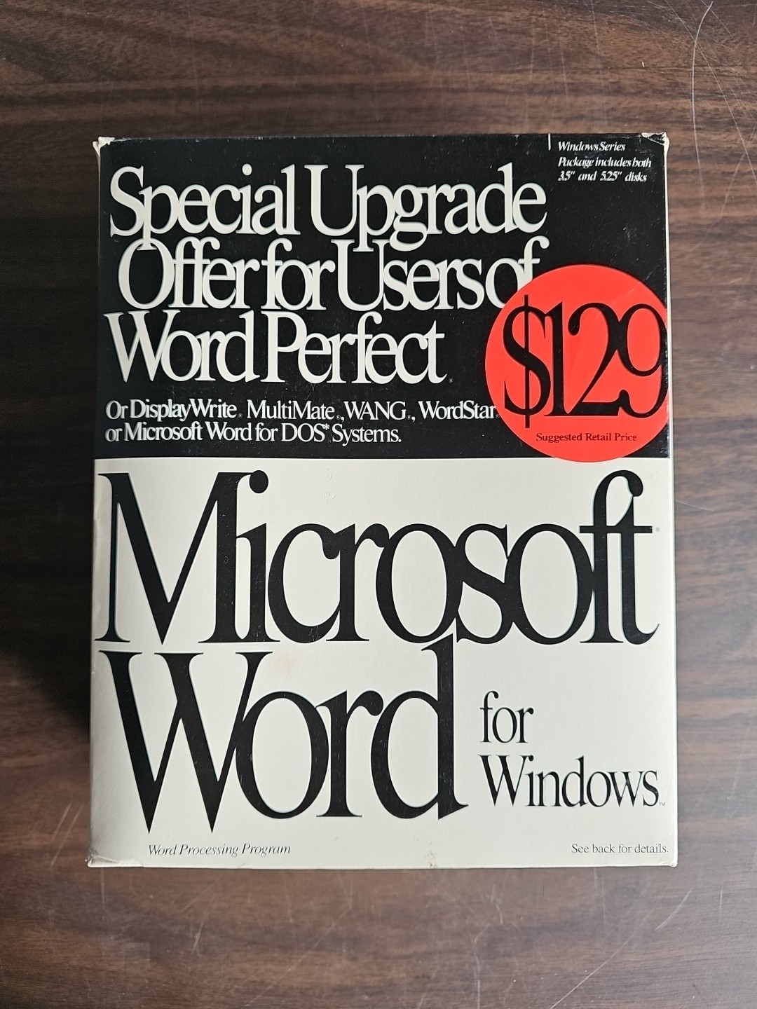  Microsoft Word for Windows 2.11  Upgrade Floppy Set Vintage Part No 23657