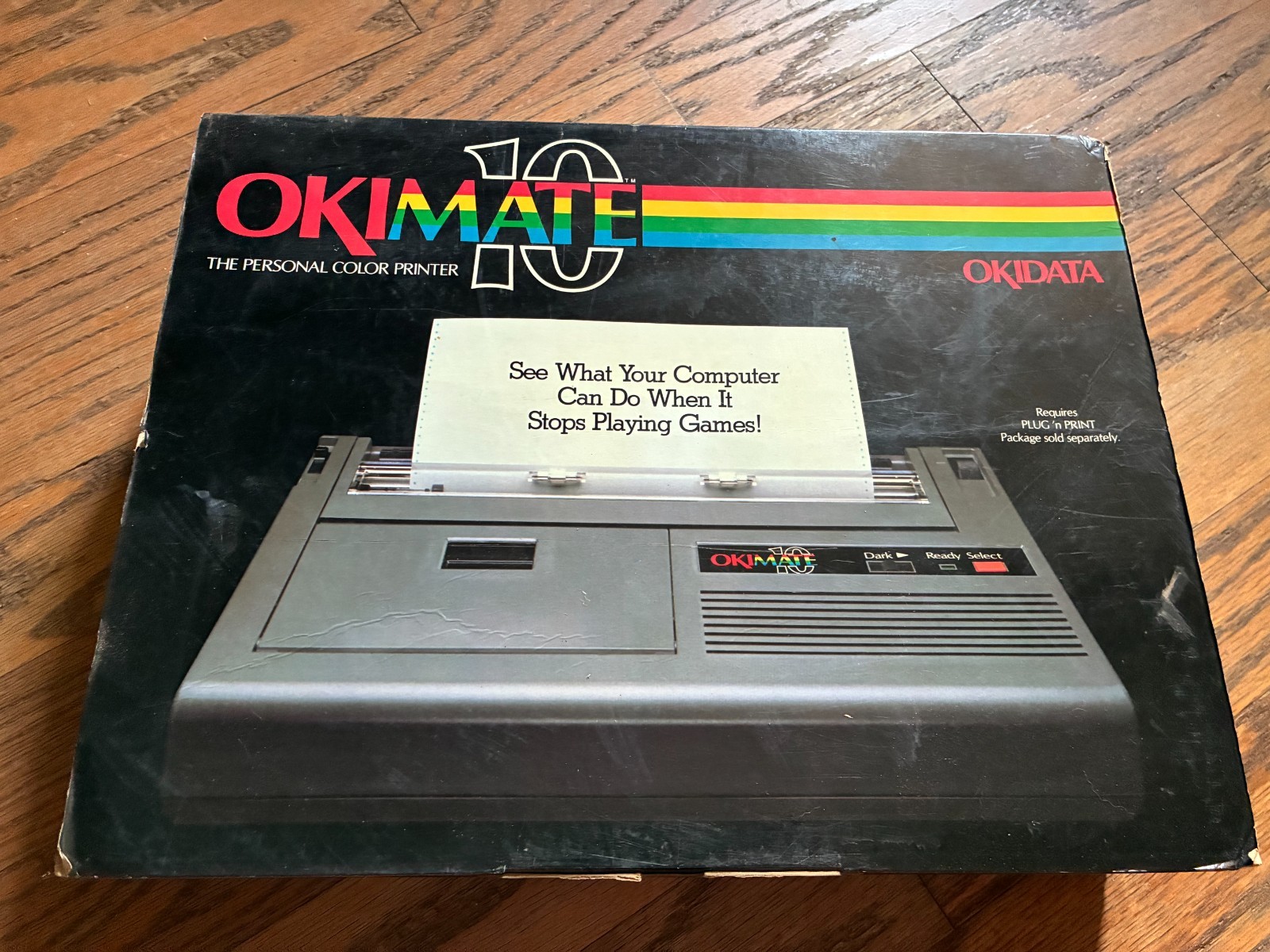 UNTESTED Okimate 10 Personal Color Printer for Commodore 64