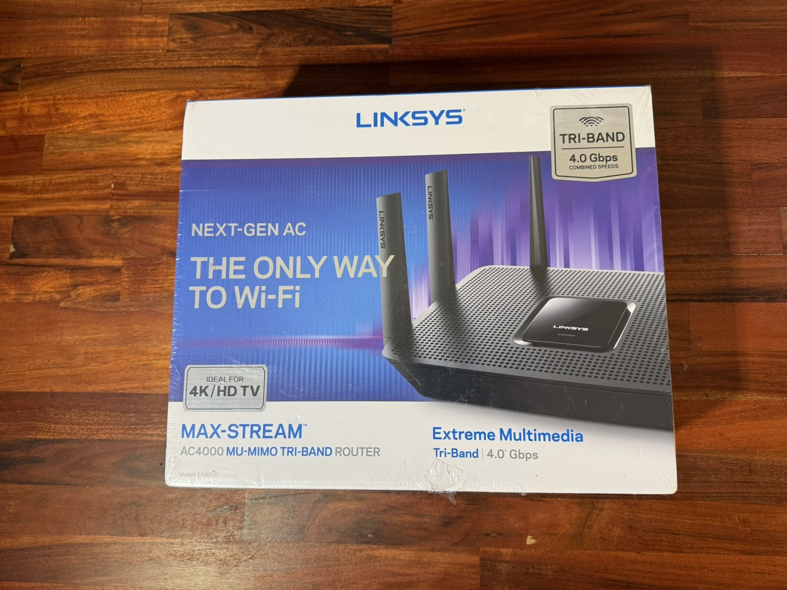 Linksys Max-Stream AC4000 Router EA9300 - BRAND NEW SEALED