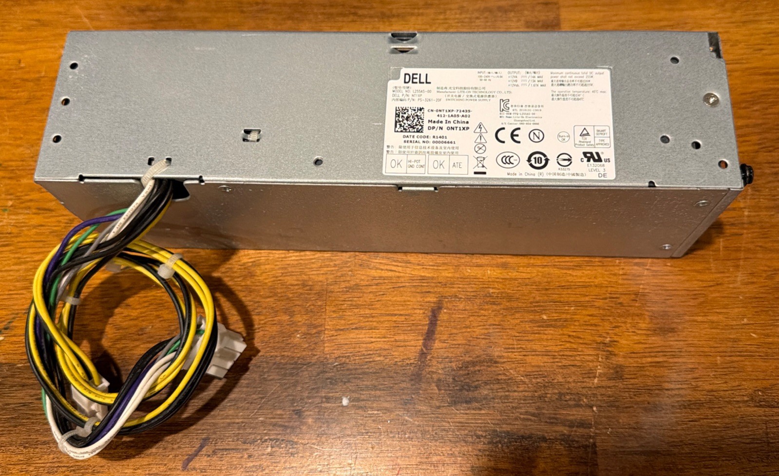 LOT OF 9 -Dell 255W Power Supply HU255AS-00 AC255AS-00 L255AS-00 OptiPlex Tested