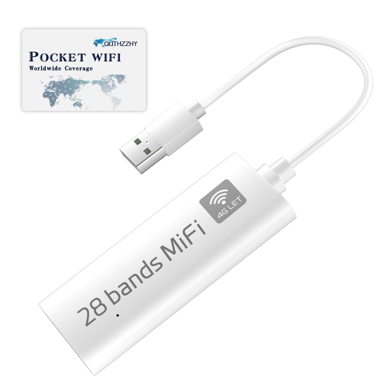 4G LTE Mobile Hotspot Device,Portable WiFi Hotspot for Travel in 200+ Countri...