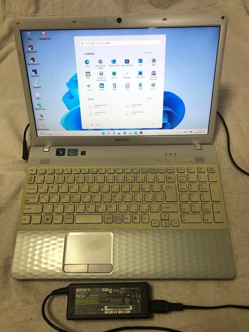 SONY VAIO VPCEH38FJ White Corei5-2450M Core i5-2450M Tested Working Used
