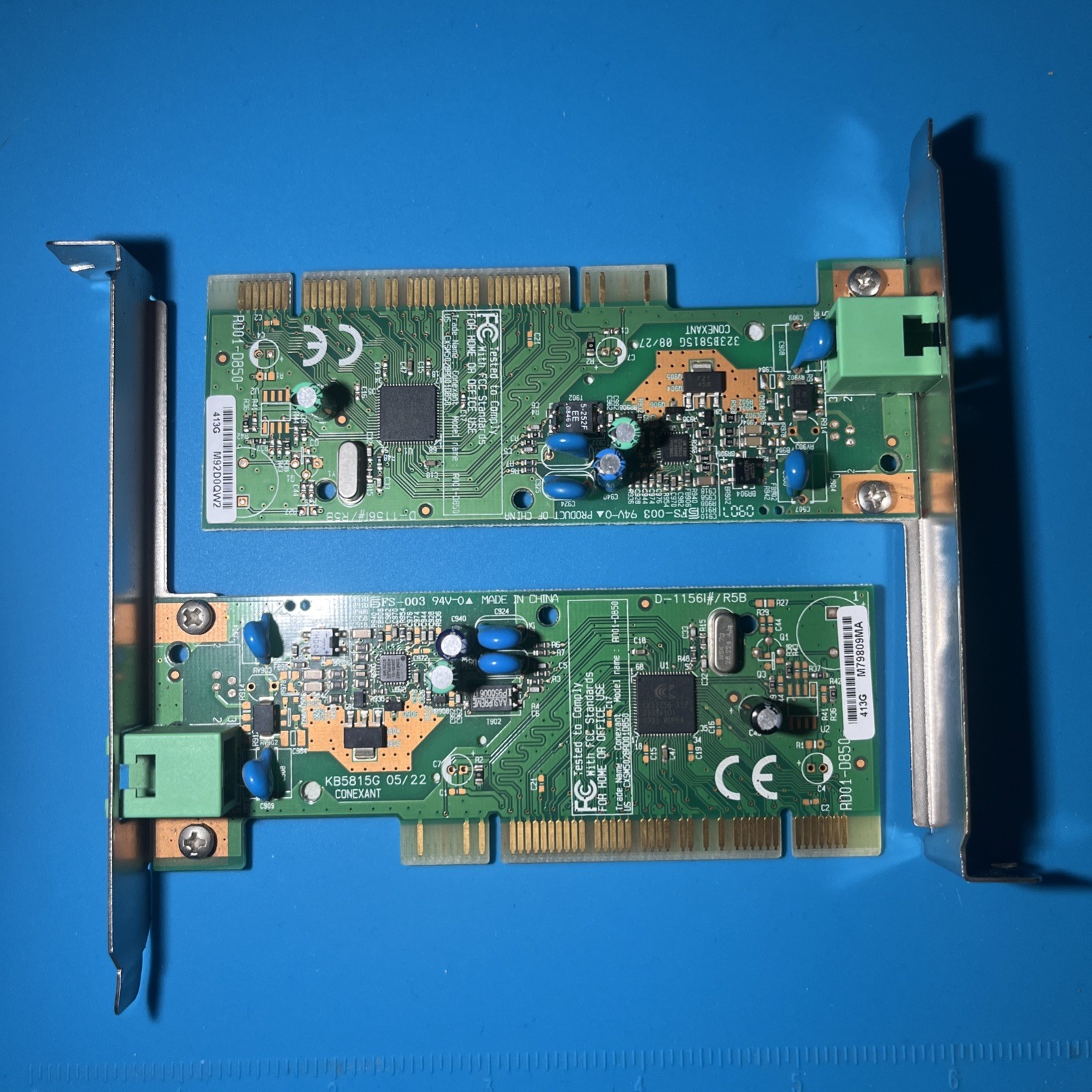 Lot of Two(2) Conexant RD01-0850 Modems