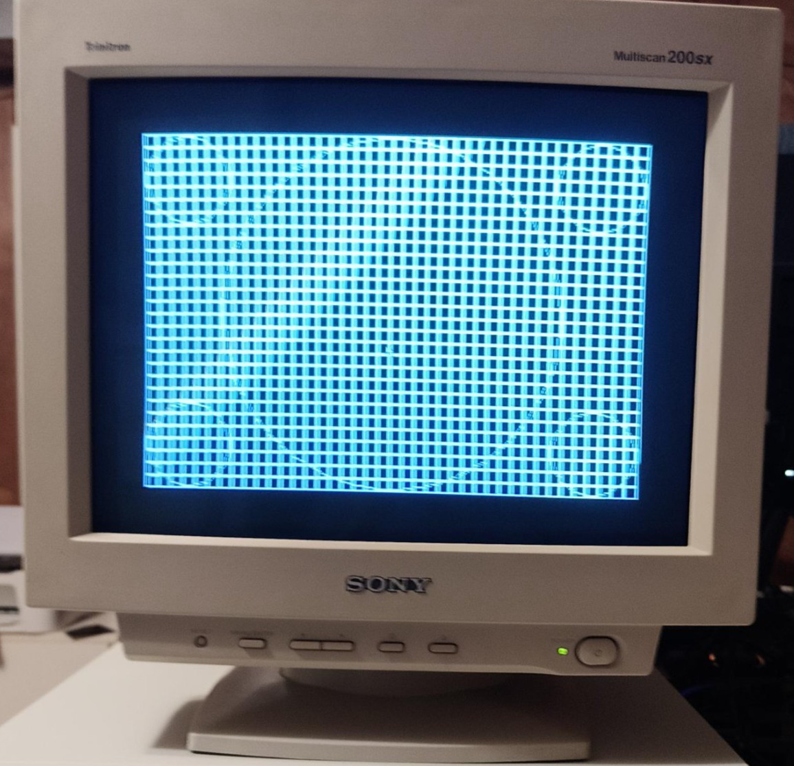 SONY Trinitron CPD-200SX Multiscan 200SX 17 16 inch CRT monitor READ Vintage