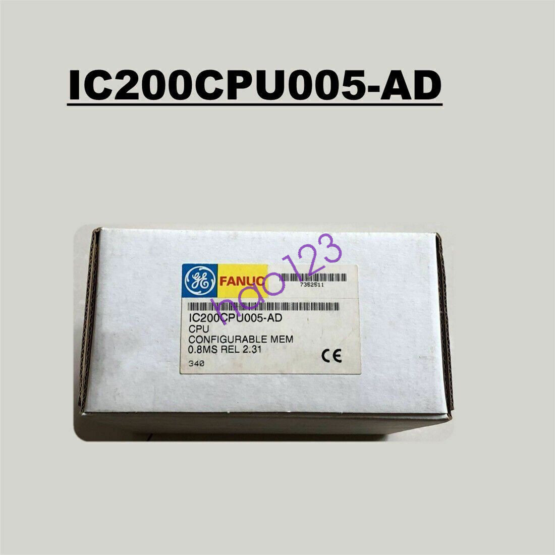 100% New In Box GE FANUC HORNER IC200CPU005  IC200CPU005-AD DHL/FedEx