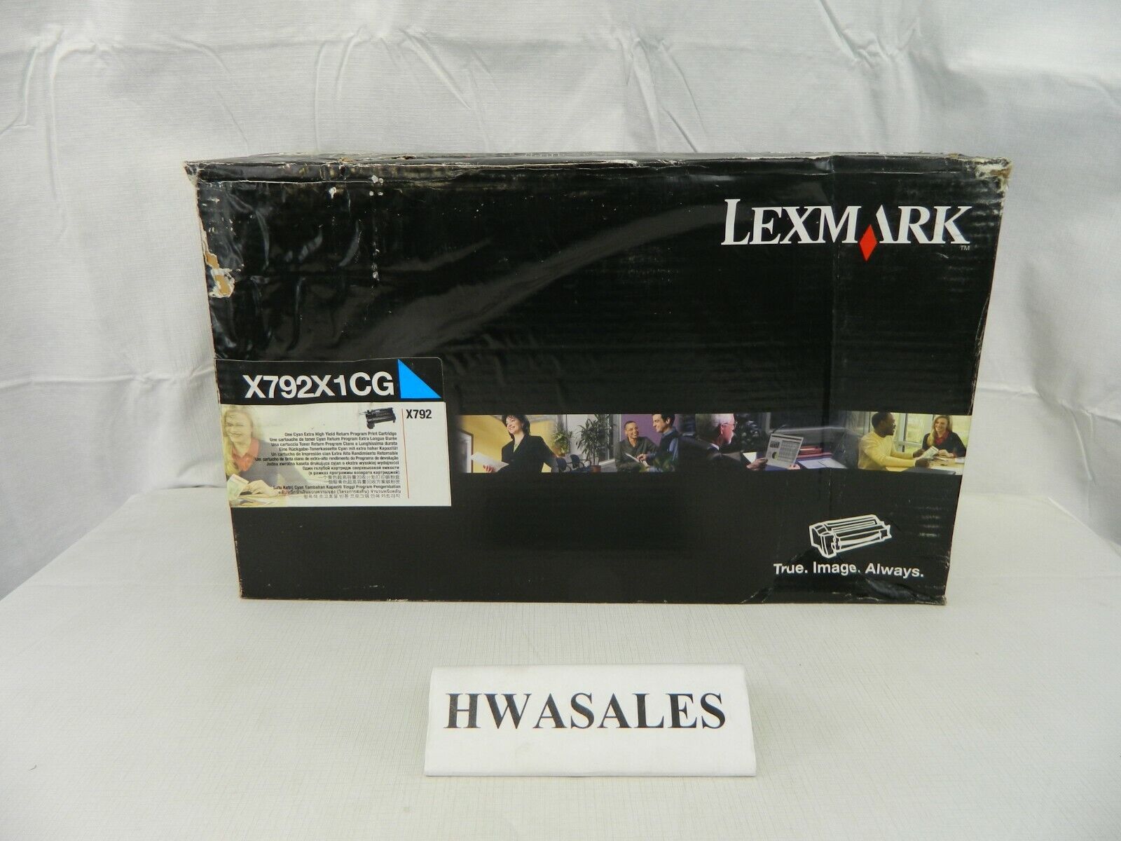 Genuine Lexmark X792 X792X1CG Cyan Extra Hi Yld Return Program Print Cartridge 