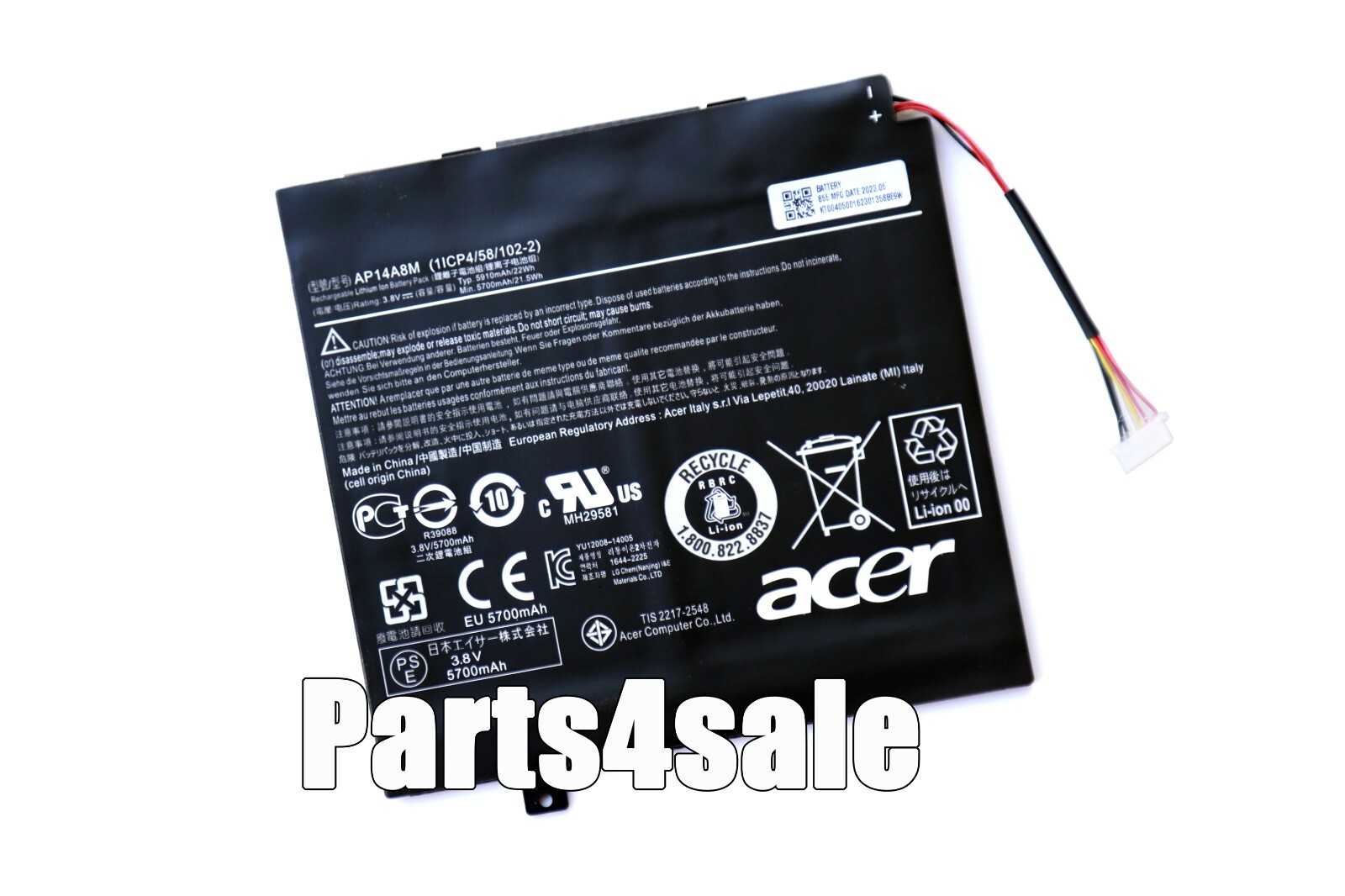 New Genuine AP14A8M Battery for Aspire Switch 10 SW5-011 SW5-012 Series AP14A4M 
