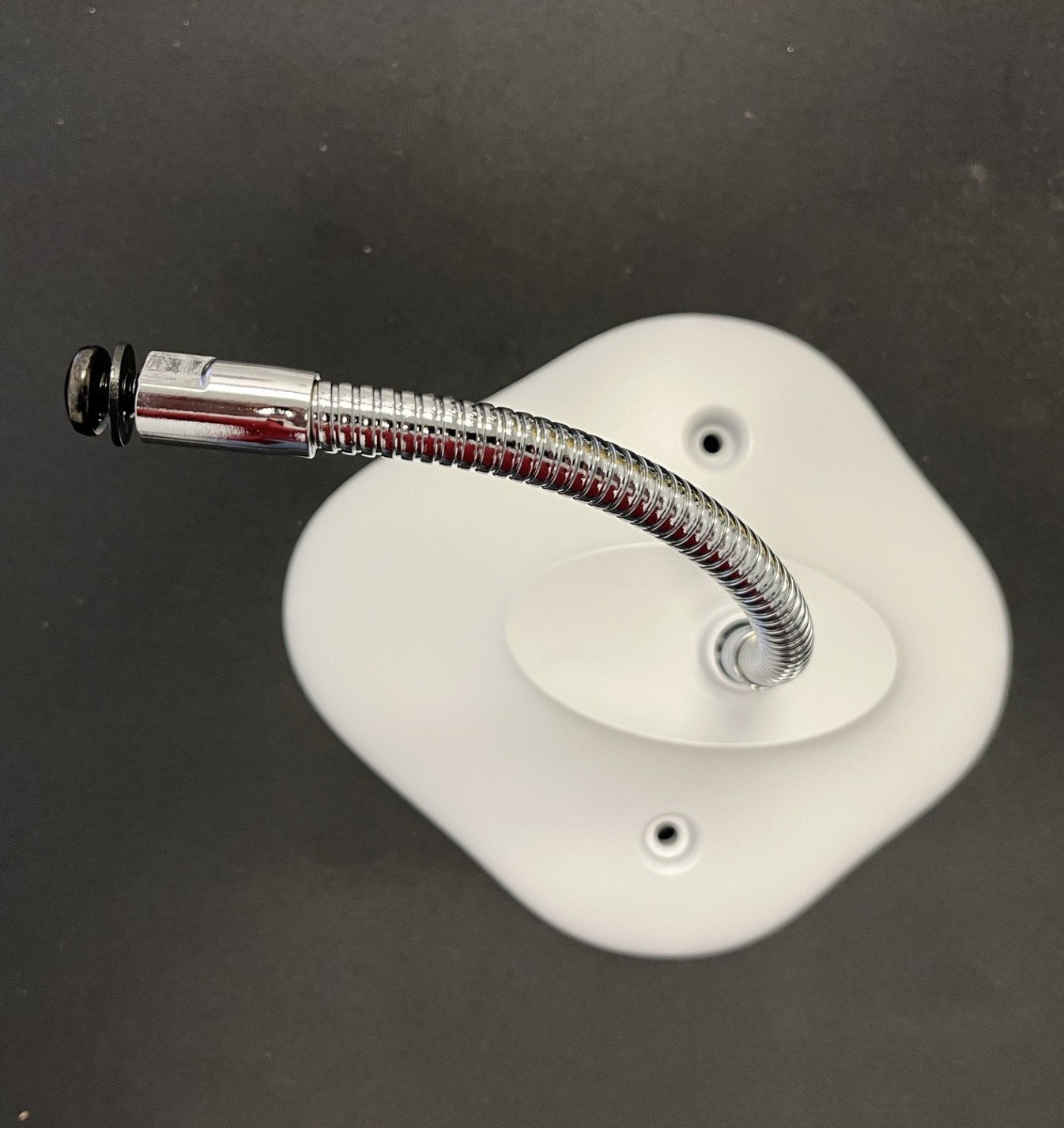 NEW Zebra 20-71043-0BR HC White Gooseneck IntelliStand Base – NO SCANNER CUP