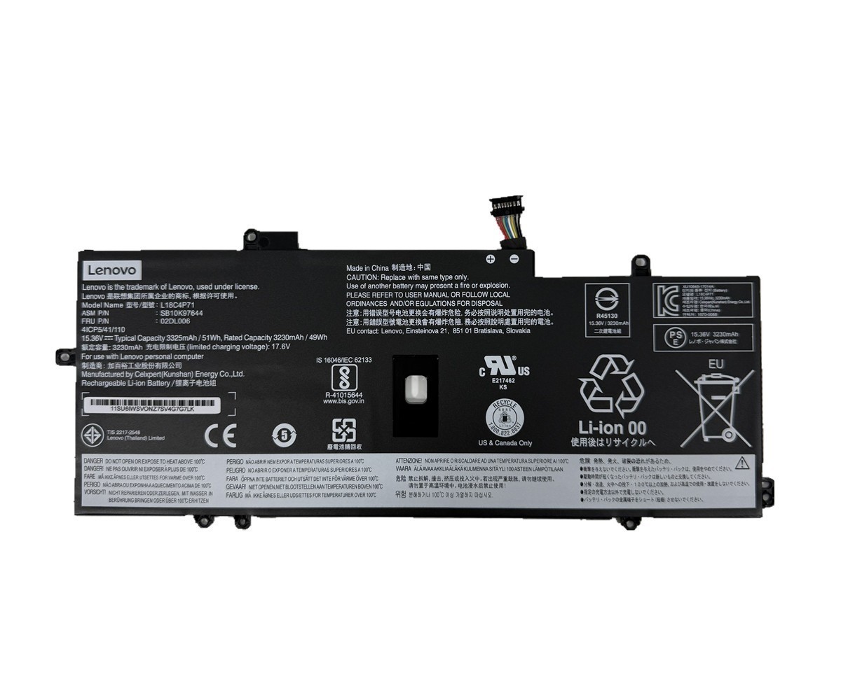 New Genuine L18C4P71 L18L4P71 Battery For Lenovo ThinkPad X1 Yoga 2019/2020 Gen