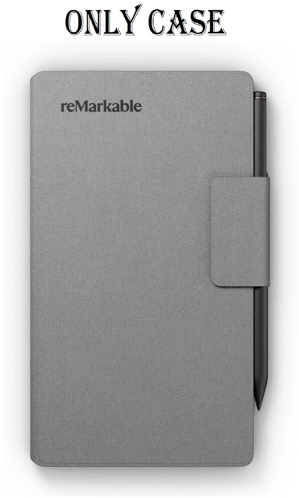 reMarkable Paper Pro Move - Gray Leather Book Folio for Your 7.3''