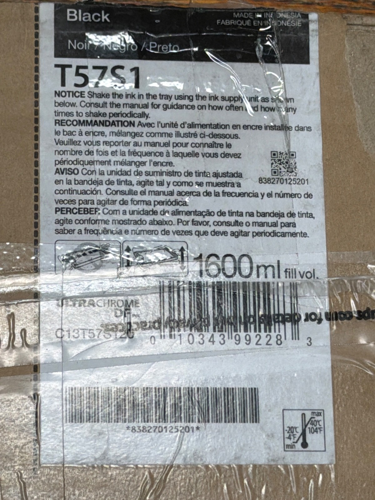 Epson UltraChrome DF Black Ink Pack SureColor G6070 T57S120  NEW SEALED INSIDE✅✅