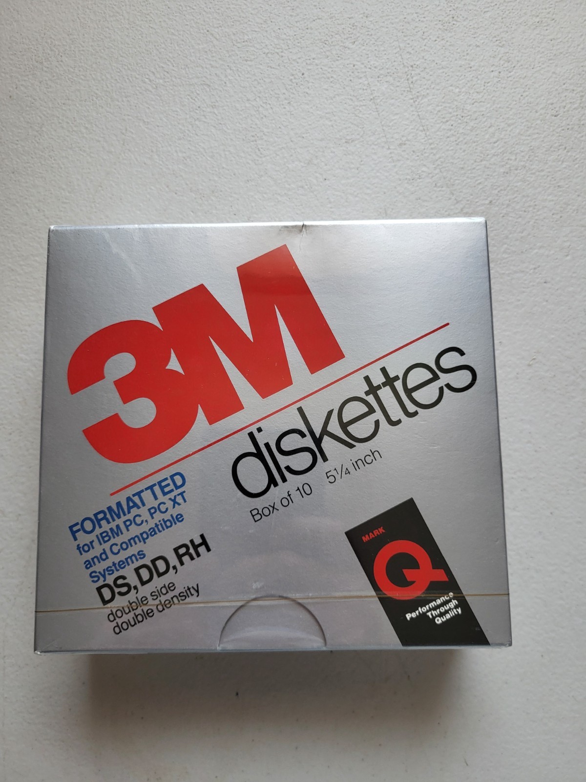 3M High Density DS, HD Formatted IBM 5-1/4" Diskettes Disks Box 0f 10 SEALED