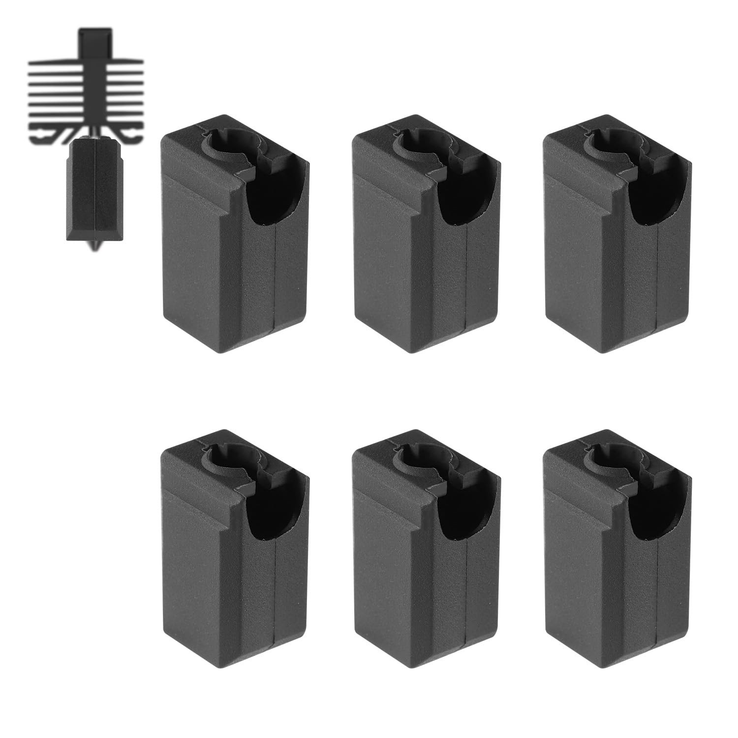 10 Pack Silicone Sock Compatible with Bambu Lab X1 X1C P1P P1S Nozzle Cover
