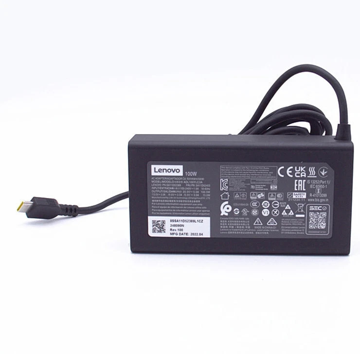 Genuine 100W 20V 5A Adapter Charger For Lenovo ADL100YDC3A 5A11D52398 SA11D52396
