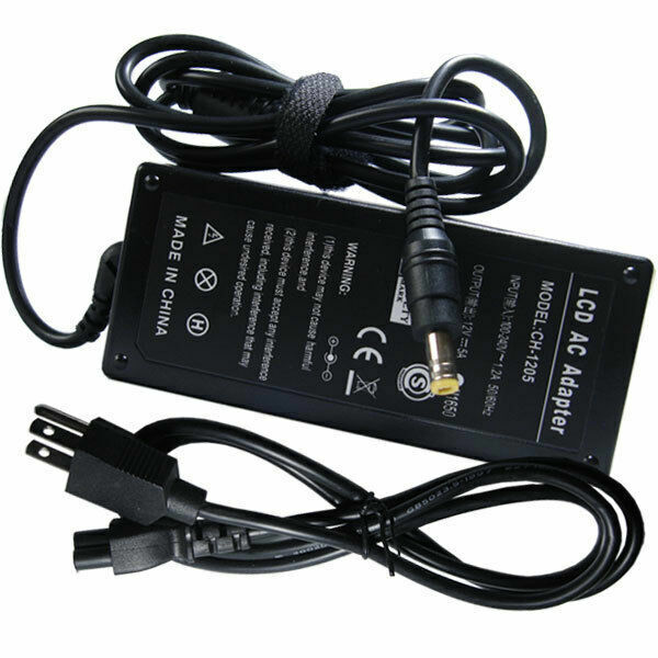 AC Adapter For Sceptre E165W-1600HC E248B-FPN168 LED Monitor Power Supply Cord