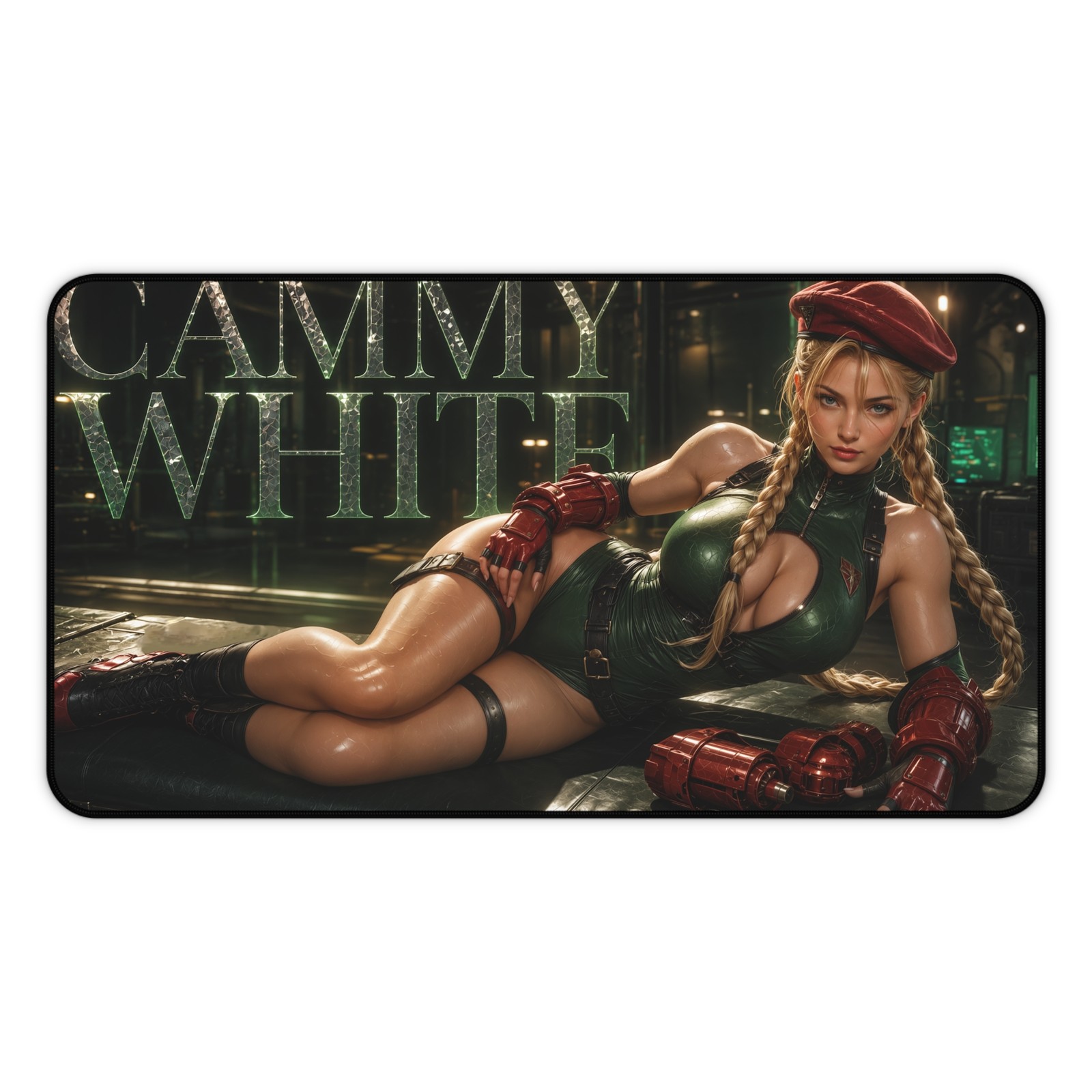 Street Fighter Cammy Mouse Pad, Extended Gaming Desk Mat, XXL Pad