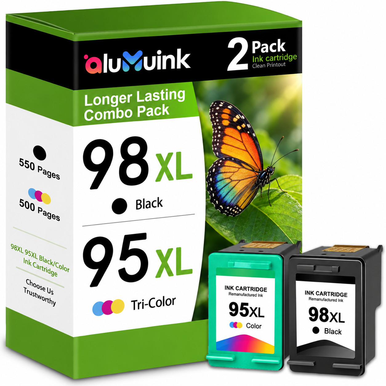 98 95 Ink Cartridge Compatible for Officejet 6310v 6310xi 6315 6318 H470 H470b