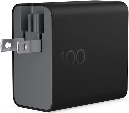 HP 100W GaN USB-C Wall Charger PD 3.0 Laptop Power Adapter 2m Cable CS9V7UT