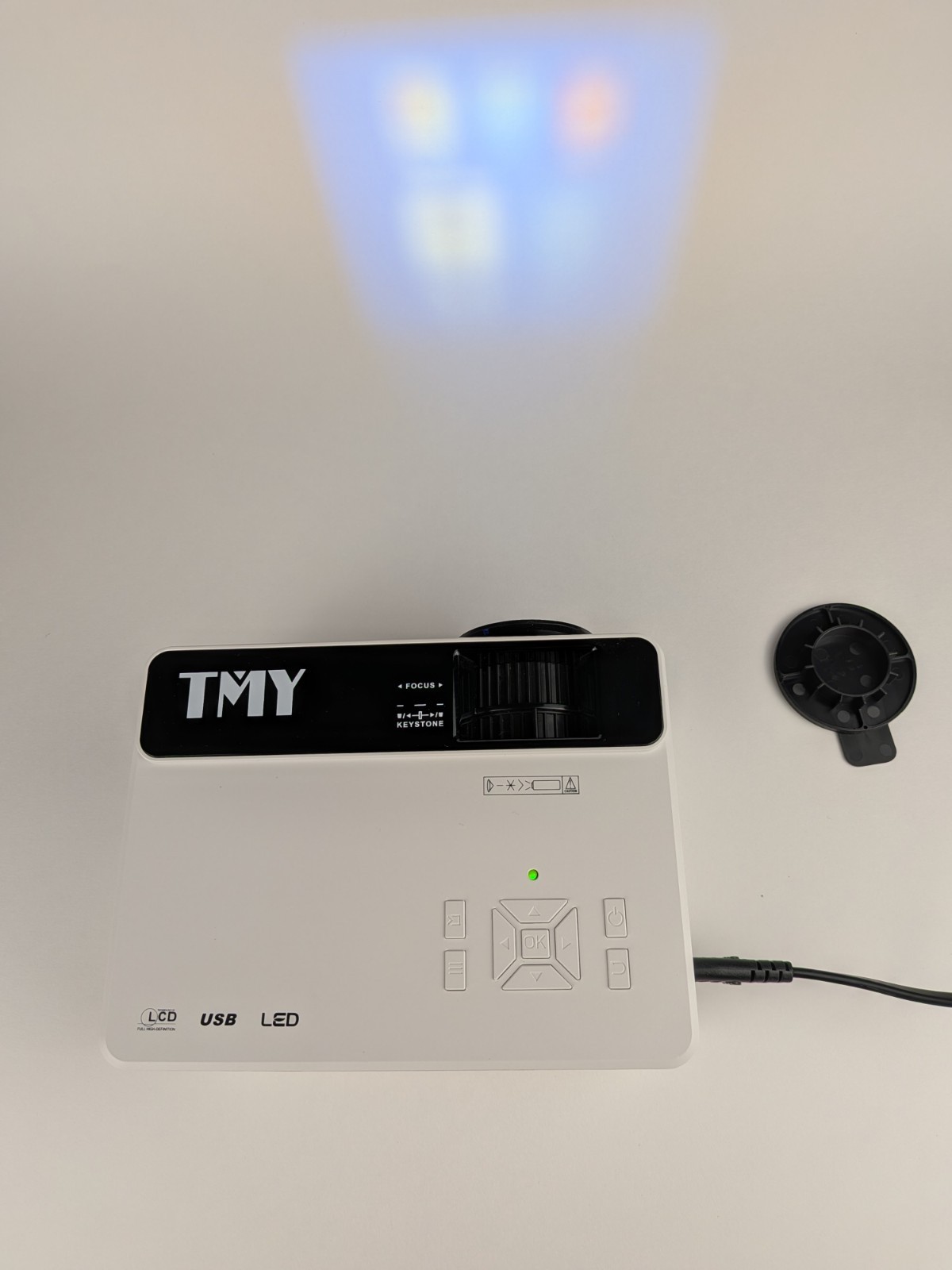 TMY V08 Mini LED LCD Projector Portable HD Home Theater w/ Remote HDMI