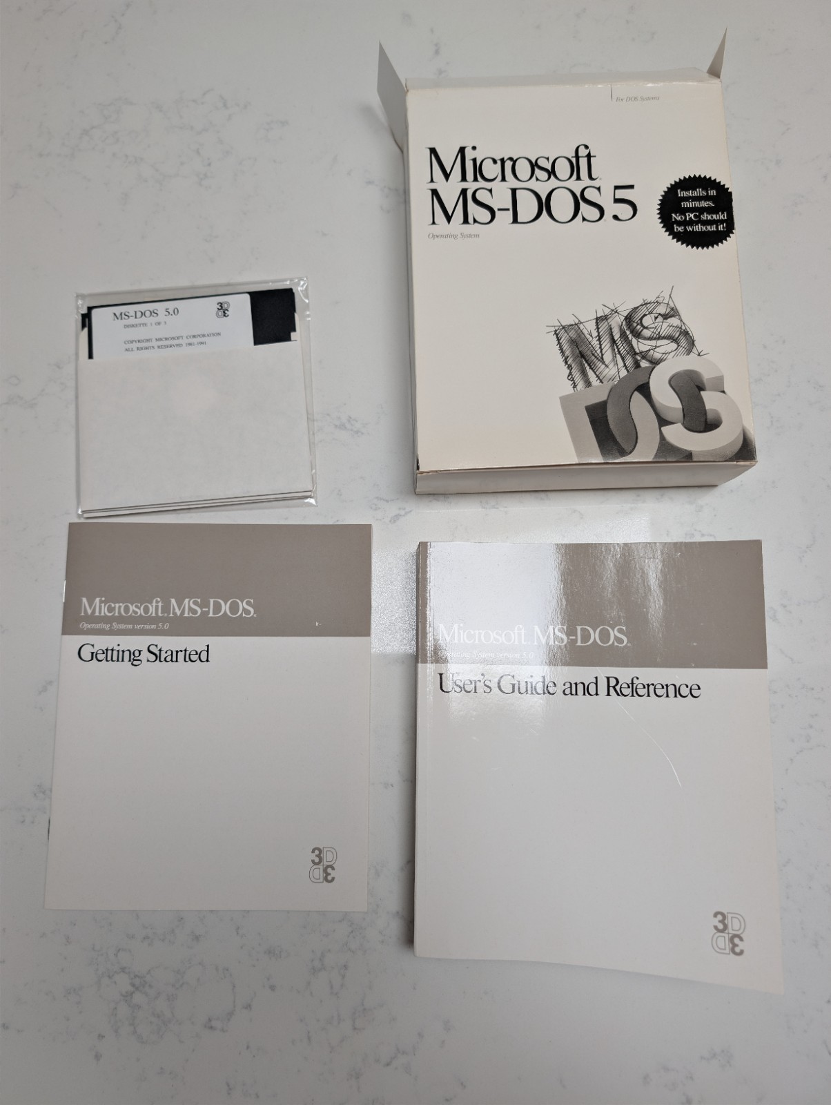Microsoft MS-DOS 5.0 Operating System 1991