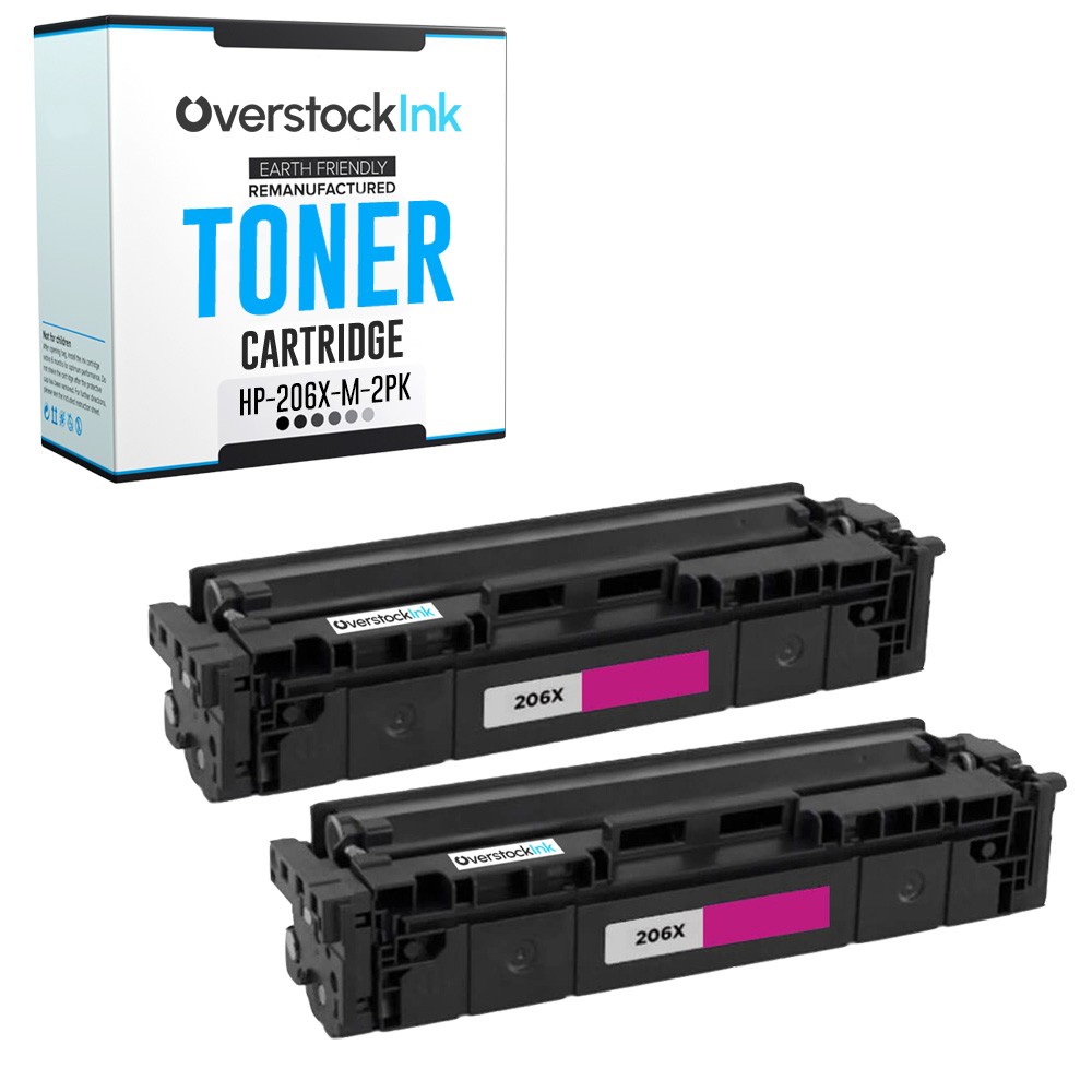 OSI 2PK Replacement 206XM Toner for HP Color LaserJet Pro M255dw M255nw M282nw