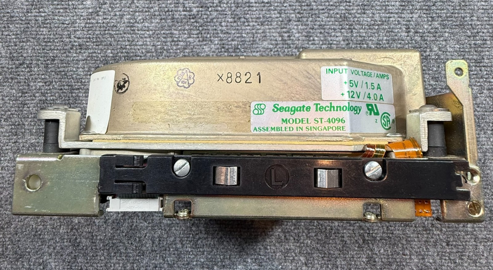 Seagate Technology Model ST-4096 Hard Drive UNTESTED