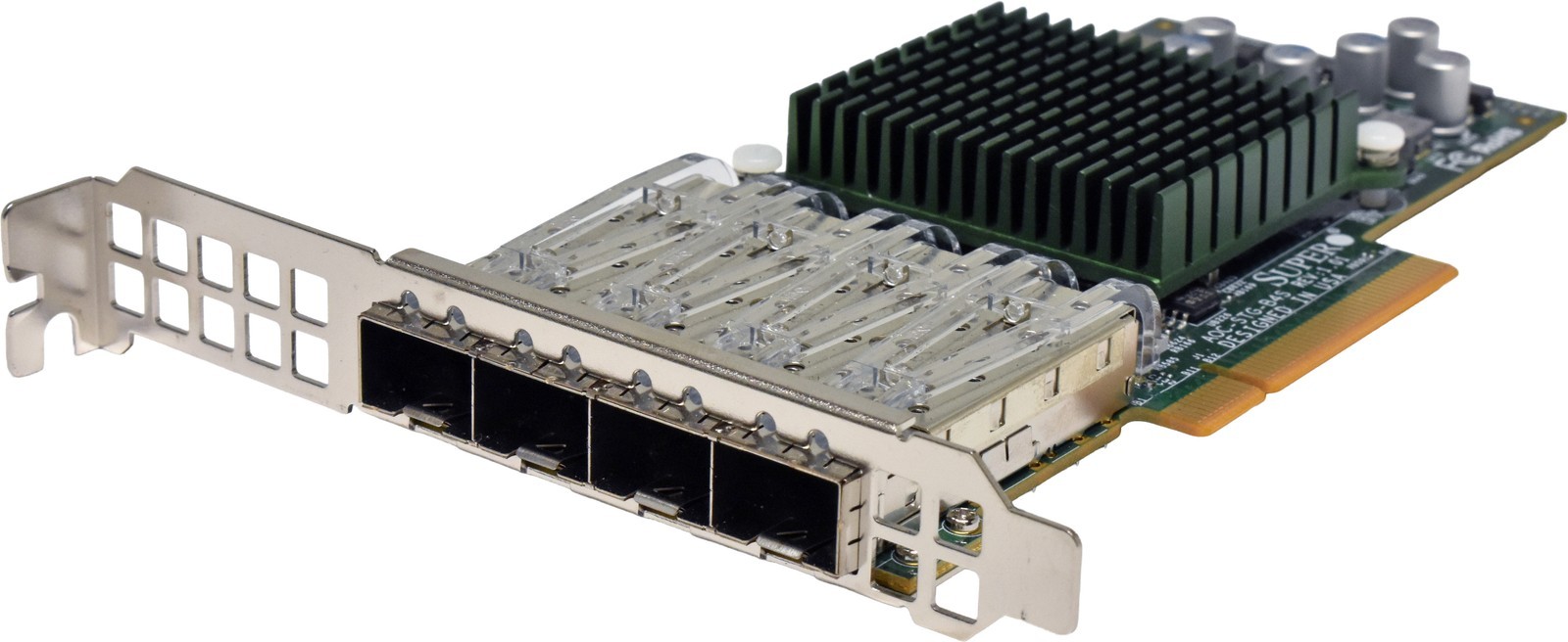 Supermicro Broadcom BCM57840S AOC-STG-b4S Quad-Port SFP+ 10GE NIC PCIe3.0 x8 FP