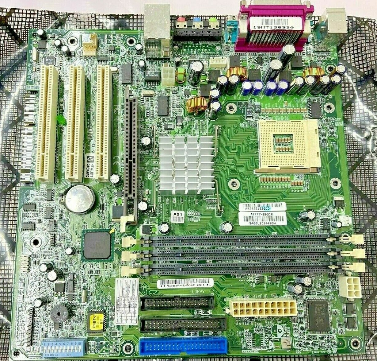 RARE NEW VINTAGE ASUS HP P4B-MX SOCKET 478 P4 MICRO ATX MOBO LAN SOUND MBMX13