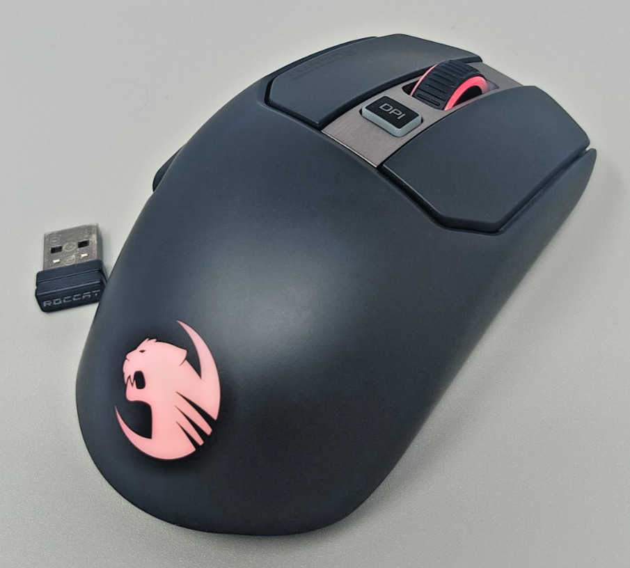 ROCCAT Kain 200 AIMO Wireless Gaming Mouse 16K DPI RGB GM1615-00A01 **READ**