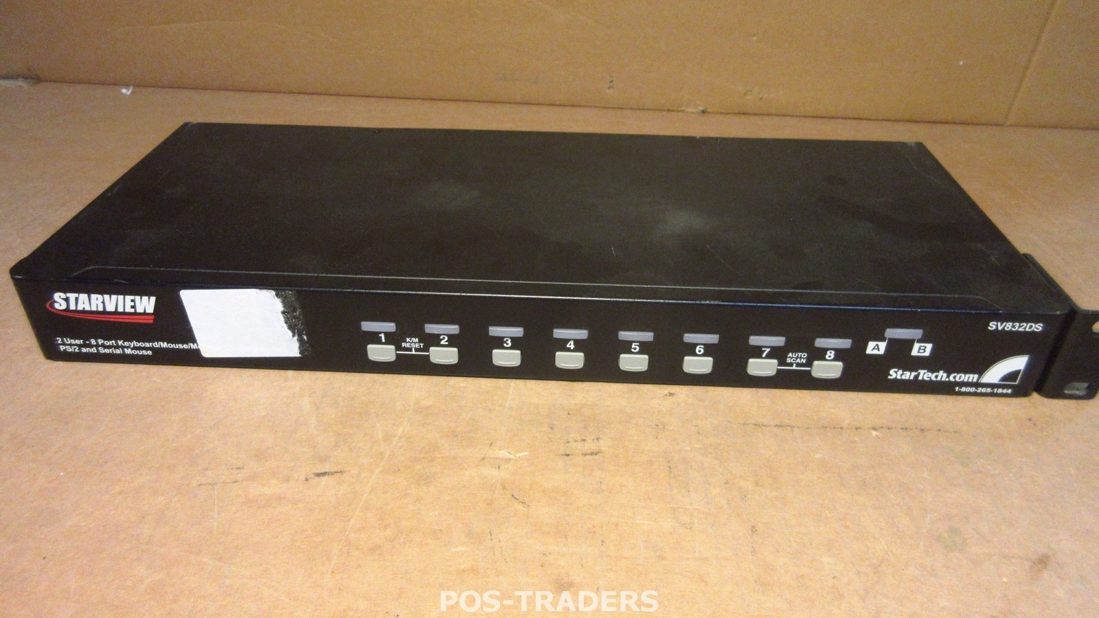 STARVIEW SV832DS - 8 PORT KVM SWITCH PS/2 VGA Keyboard Video Mouse - EXCL PSU