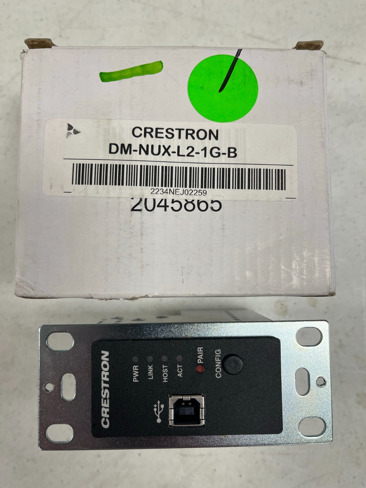 Crestron DM-NUX-L2-1G-B USB Over Network Extender Wall Plate Routing DigitalMedi